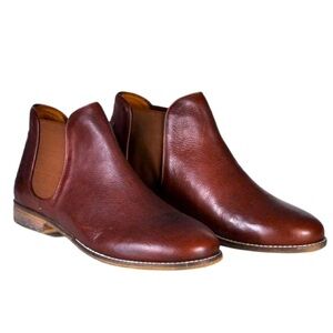 Hound And Hammer The Roman In Cognac Chelsea Boot Elastic Sides Mens SZ 8.5